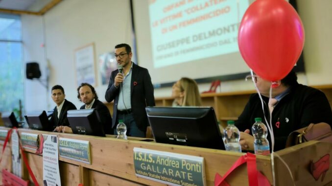 albizzate delmonte orfano femminicidio