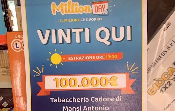 varese Million Day tabaccheria