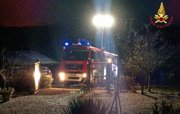 incendio tetto marchirolo