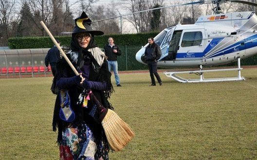 Gallarate befana elicottero 2024