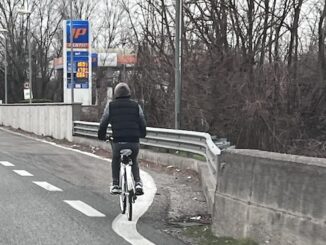 malpensa superstrada bicicletta pericolo