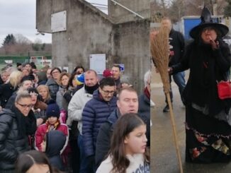 Gallarate befana stadio elicottero