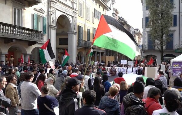 varese gaza presidio flashmob