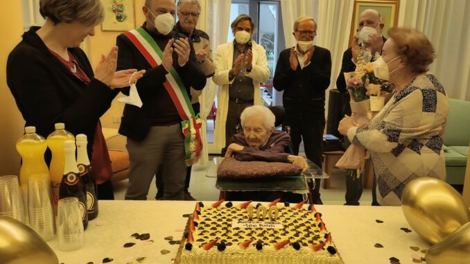 somma 100 anni maria scaravaggi