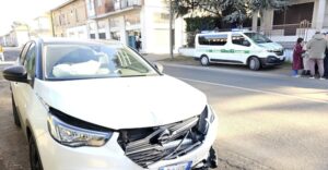 lonate via Matteotti incidente