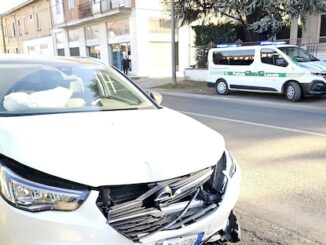 lonate via Matteotti incidente