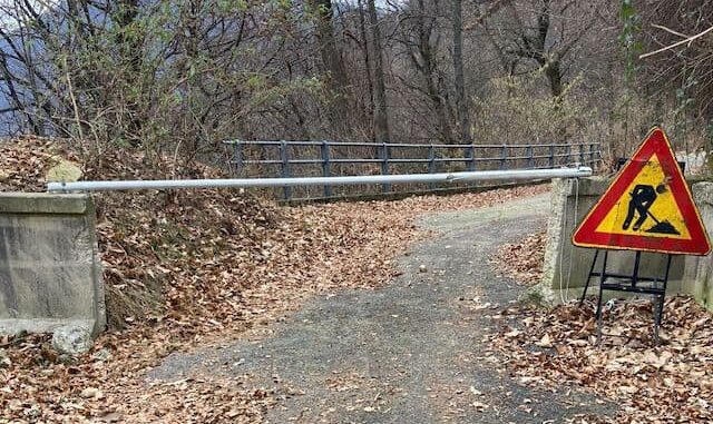 cadegliano lega strada chiusa