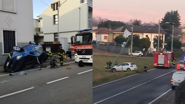 samarate due incidenti domenica