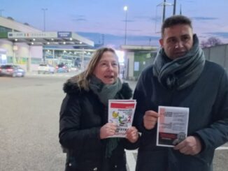 volantinaggio pd sanita frontalieri