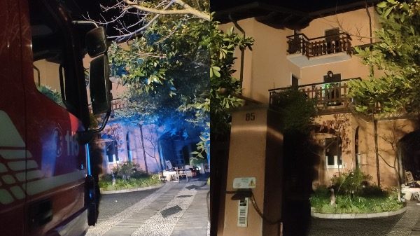 Varese incendio donna ospedale