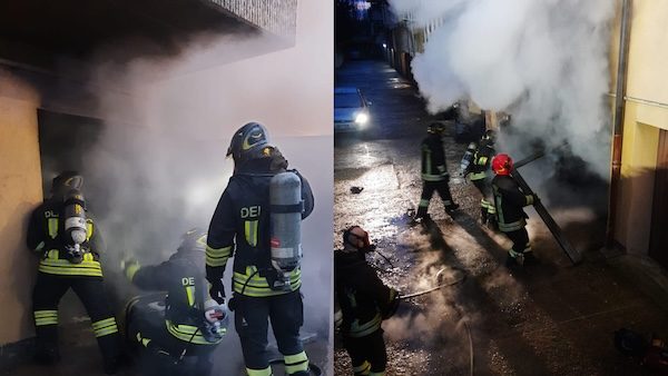 Cairate incendio box disabile