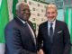 L’ambasciatore ivoriano a Milano Gauze e il sottosegretario Cattaneo