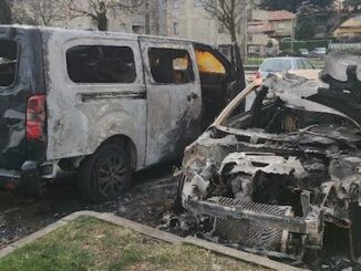 legnano auto bruciate vigilidelfuoco
