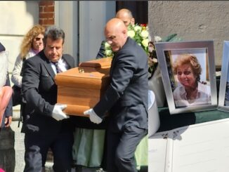 Gallarate funerale omicidio suicidio