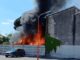 castellanza incendio parcheggio carrefour
