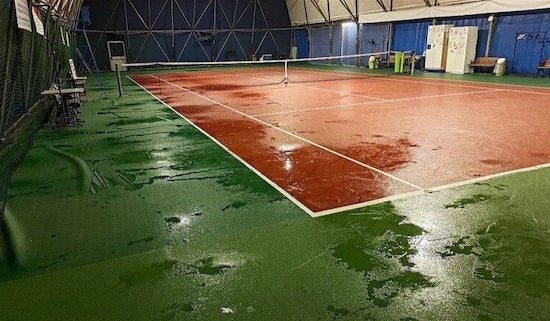 dairago pioggia campi tennis