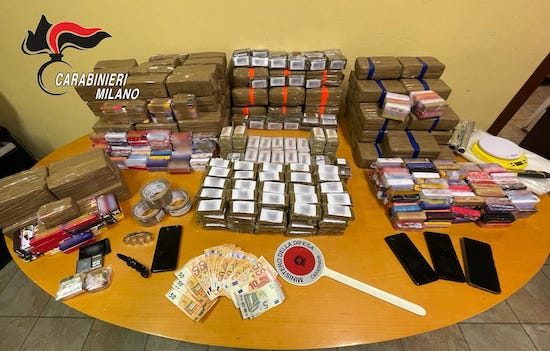 nerviano arluno droga carabinieri