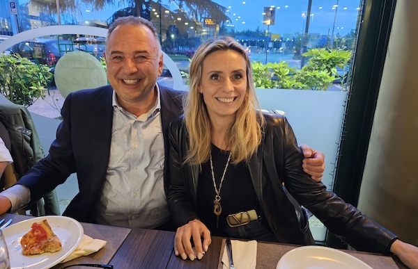 Marco Colombo con Francesca Caruso