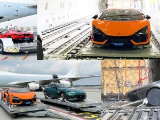 Malpensa cargo ferrari Lamborghini