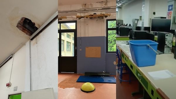 gallarate istituto ponti allagamenti