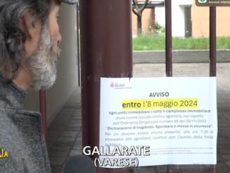 gallarate sgombero via Torino