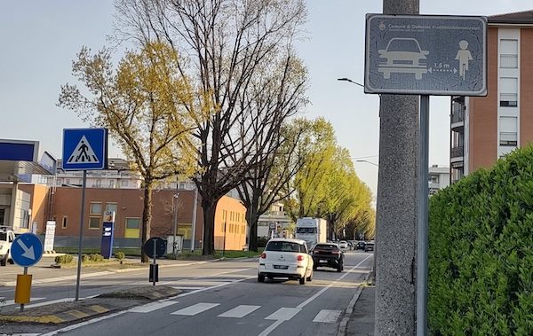 gallarate via torino ciclisti