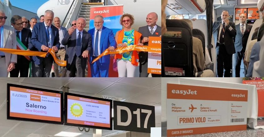 primo volo easyJet salerno