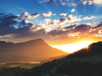 alpi temporali pianura sole