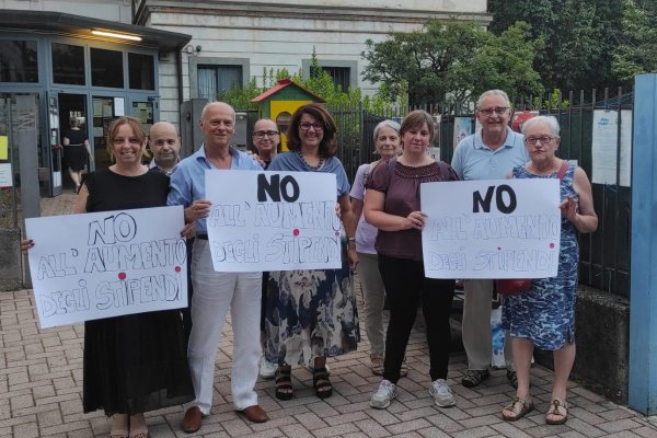 malnate protesta aumento stipendi