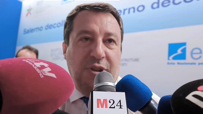 Salvini Berlusconi Malpensa aeroporto