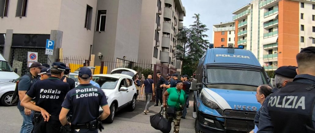 gallarate sgombero via torino