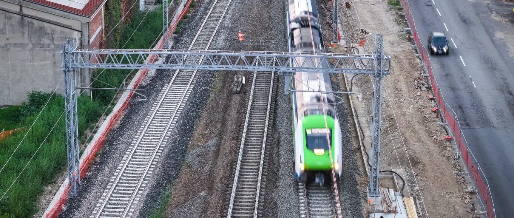 ferrovia binario attivo svolta
