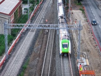 ferrovia binario attivo svolta