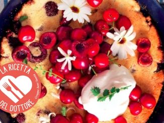 Ricetta dolce ciliegie padella