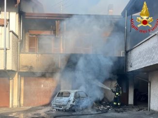 Lonate Pozzolo incendio abitazione