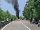 Lonate incendio auto malpensa