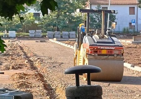 canegrate lavori parcheggio stazione