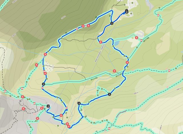 Mappa Alta Valle Martello