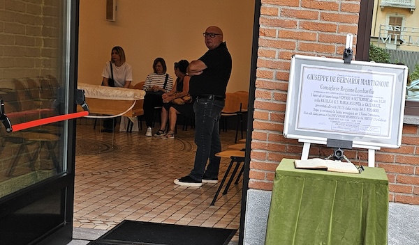 gallarate morto de Bernardi martignoni