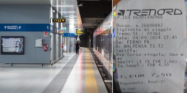 Malpensa varese treno biglietto