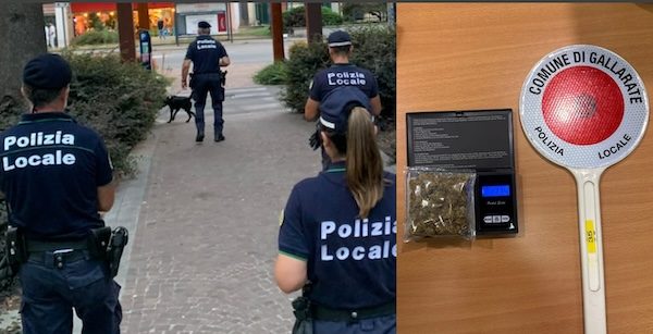 Gallarate stazione droga nigeriano