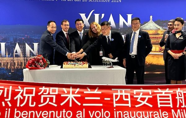 Milano Malpensa volo Xian
