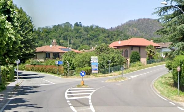 Angera nuova rotonda cimitero