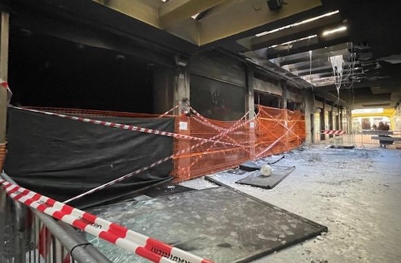 abbiategrasso incendio danni galleria