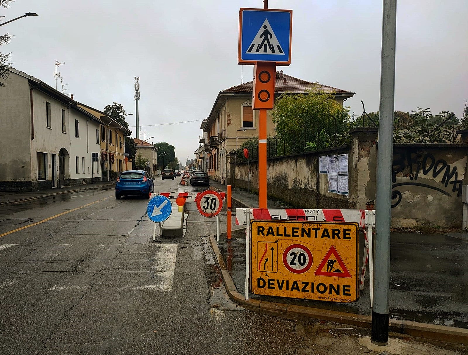 legnano pista ciclabile via novara