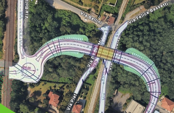 Gallarate sottopasso crenna pd