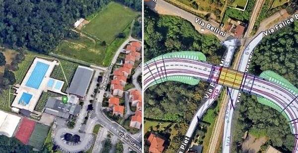 gallarate palasport sottopasso scontro