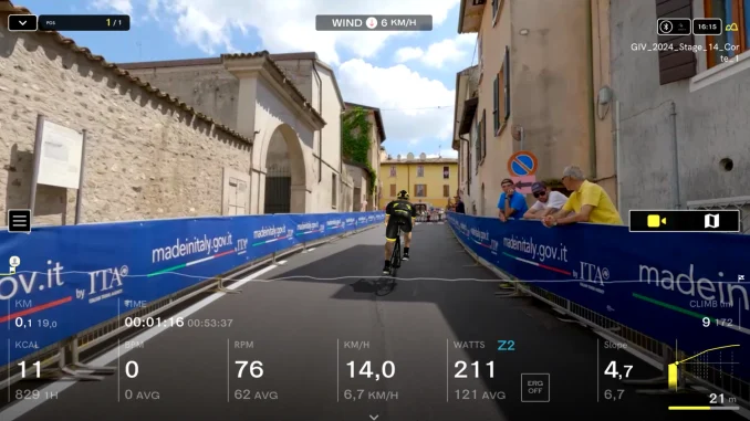 ciclismo giro italia virtual