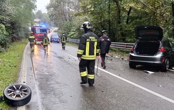 incidente luino strada frontalieri
