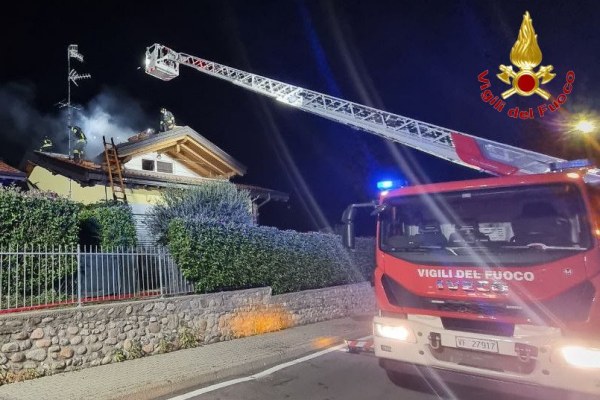 villetta brunello evacuata famiglia